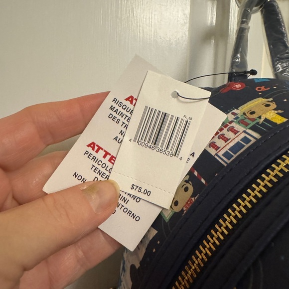 NWT Disney Parks Loungefly Dapper Dans Pop Mini Backpack Main Street Railway - Picture 2 of 11